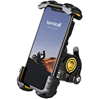 Soporte Movil Bicicleta- Lamicall Soporte Motocicleta - Rotación 360° Soporte Manillar para iPhone 12 Mini- 12 Pro Max…